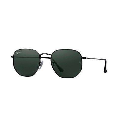 Lunettes de Soleil Hexagonales RB Unisexe avec Protection UV400 + Étui en Cuir Synthétique