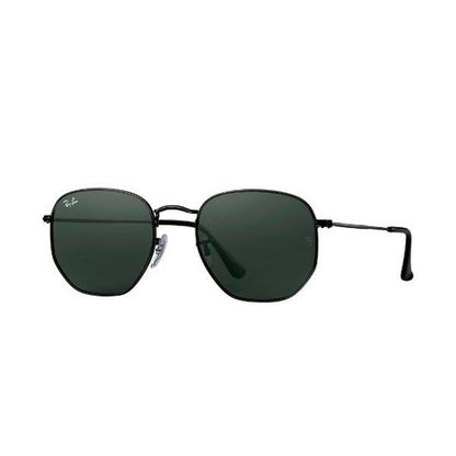 Lunettes de Soleil Hexagonales RB Unisexe avec Protection UV400 + Étui en Cuir Synthétique
